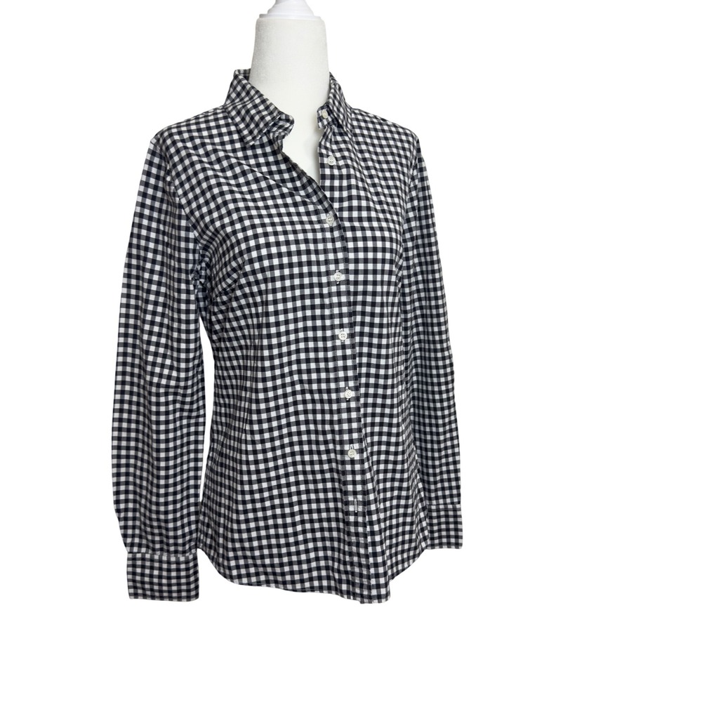 Vintage J.Crew The Perfect Shirt Gingham Button Down Cotton Jenna Lyons